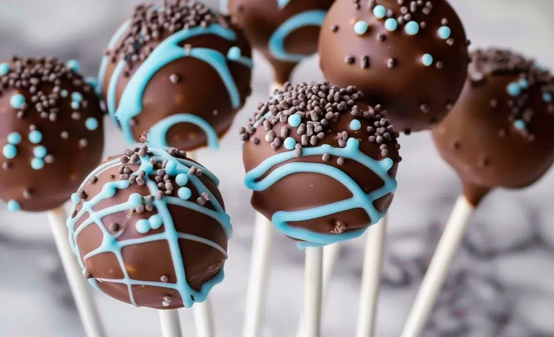 Cake Pops au Chocolat Milka décorés colorés pour une célébration sucrée