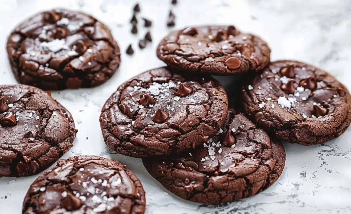 Recette de cookies tout chocolat croustillants et fondants