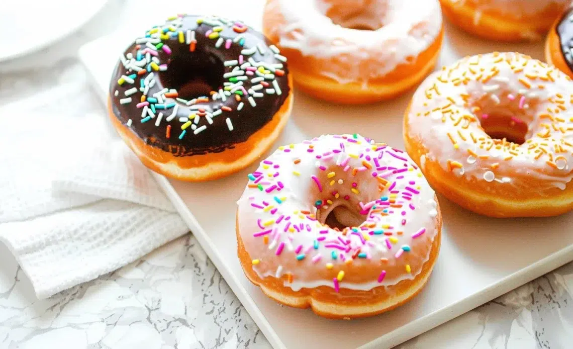 Savoureux donuts maison moelleux présentés sur une assiette
