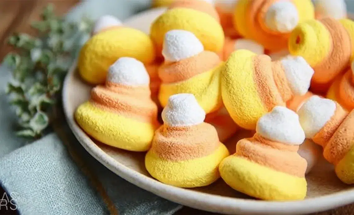 Meringues au maïs sucré, dessert léger et délicat