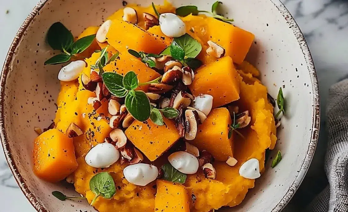 Bowl d'Hiver à la Courge Butternut, plat réconfortant et healthy