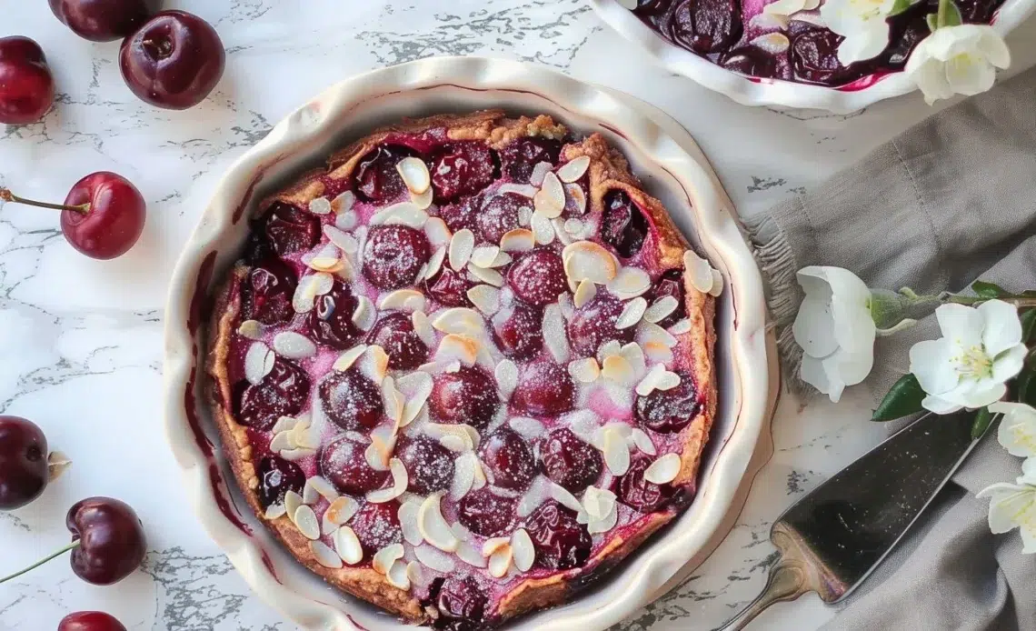 Clafoutis aux cerises sans gluten 1 Clafoutis aux cerises sans gluten, un délicieux dessert aux fruits