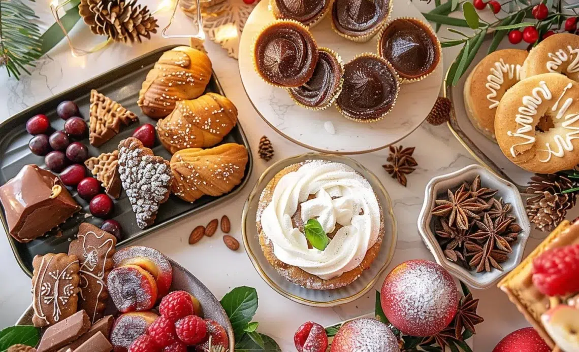 Recettes de desserts de Noël de Provence, mettant en avant des douceurs traditionnelles.