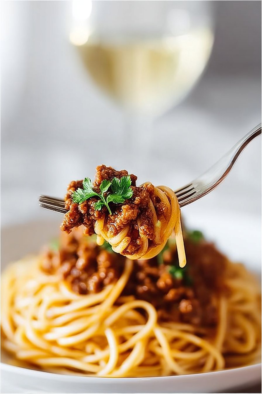 Spaghetti bolognaise maison