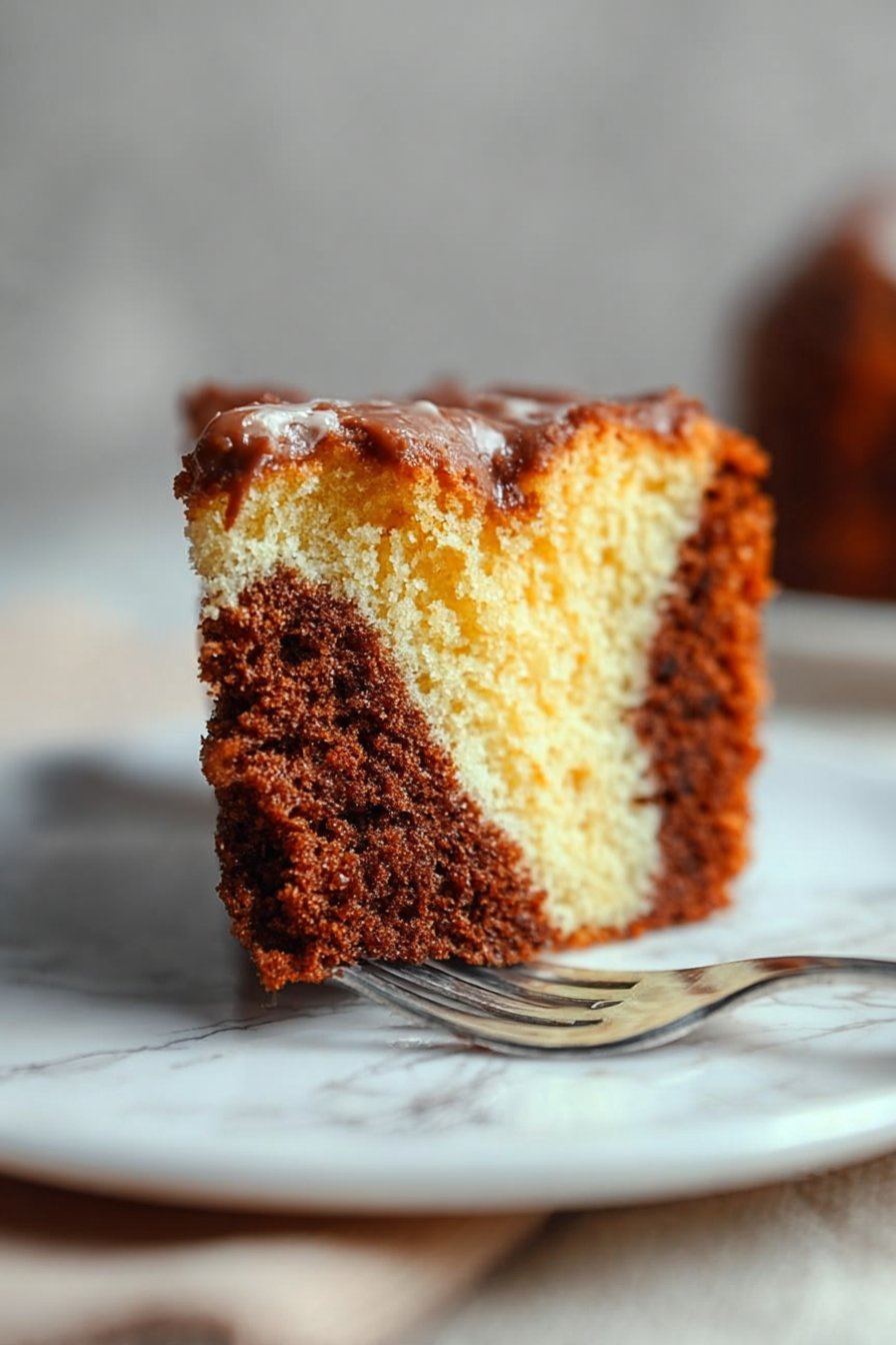 Gâteau Bicolore Moelleux