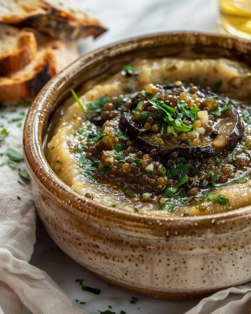 Caviar d’aubergine au four