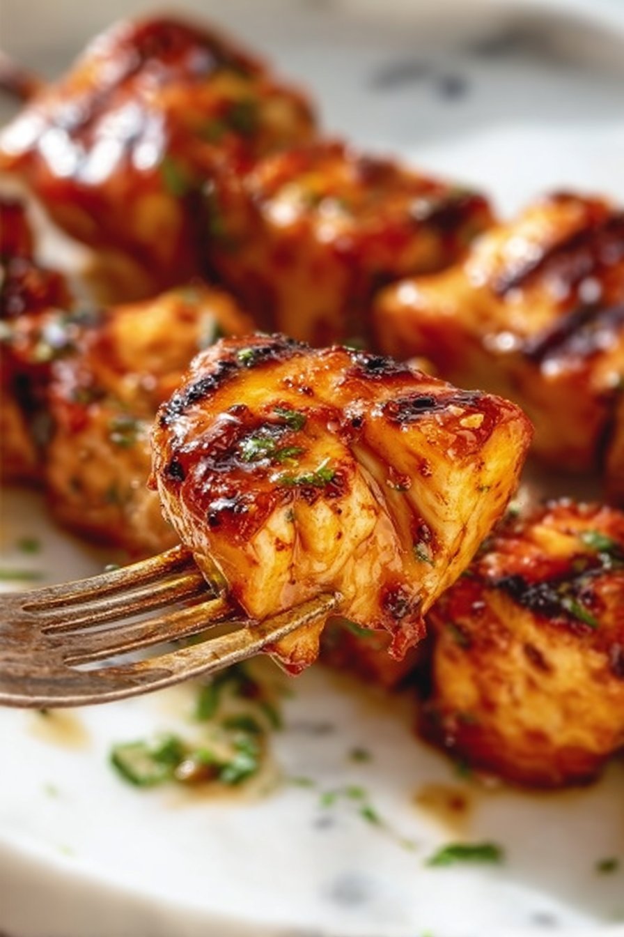 Brochettes de Poulet Barbecue