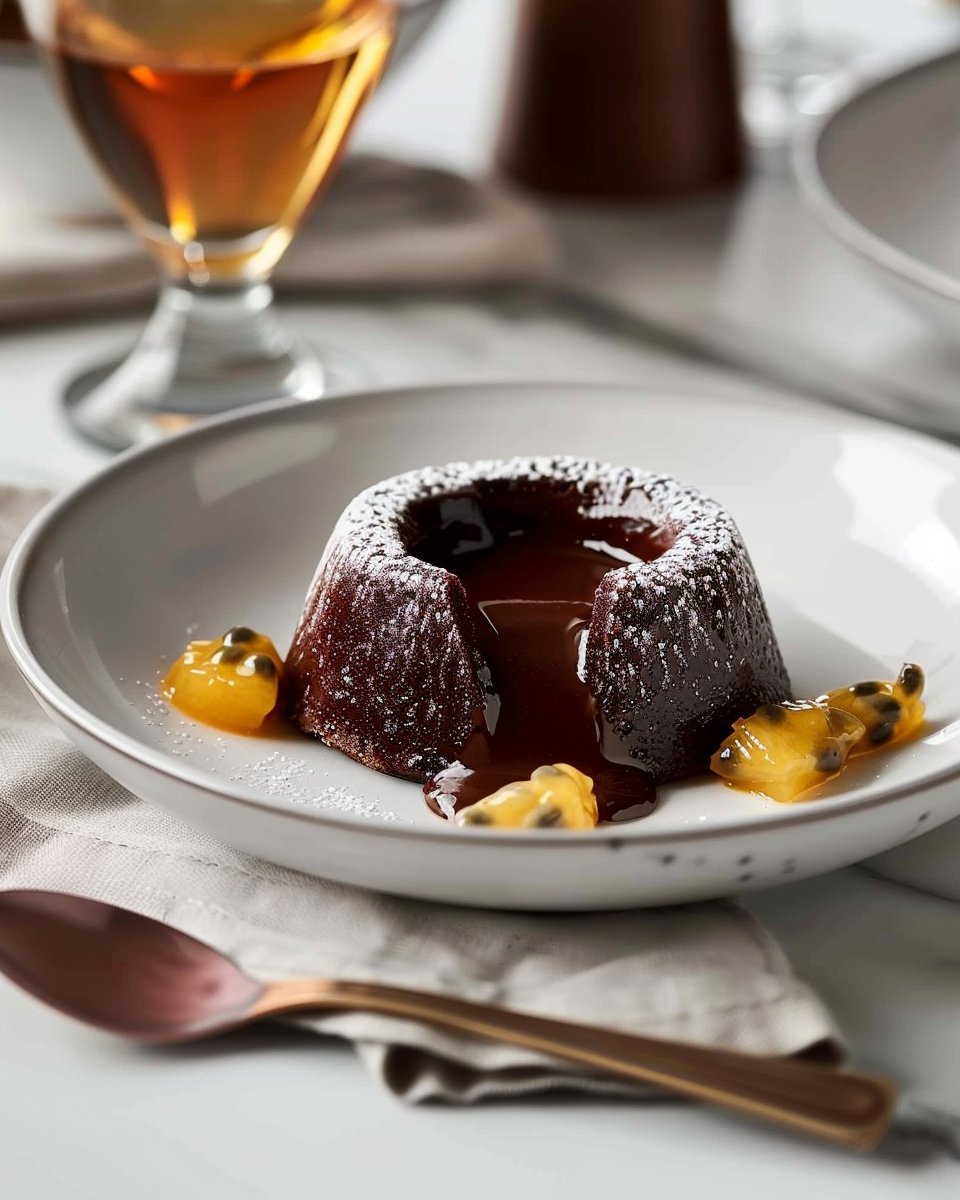 Cœur Coulant Chocolat Noir et Fruit de la Passion