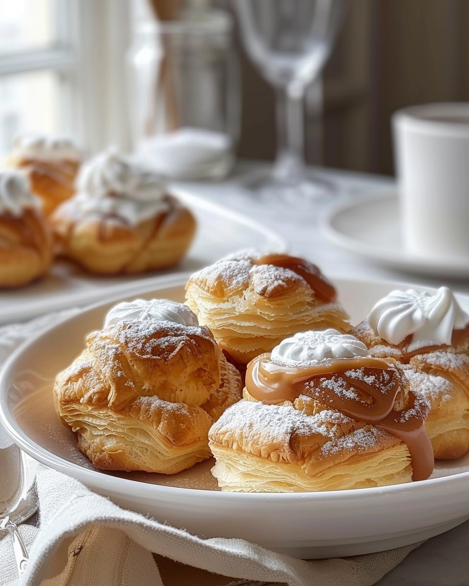Choux à la Crème au Caramel