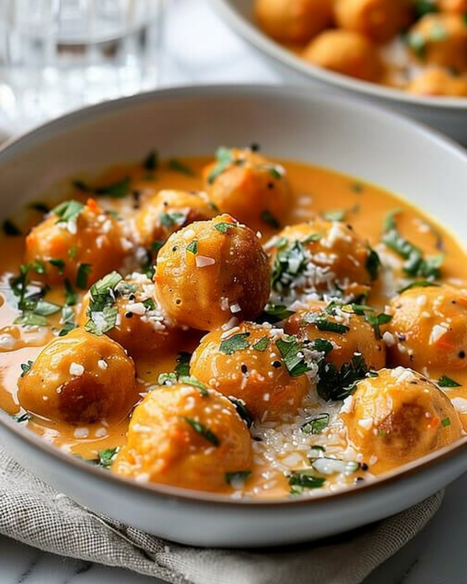 Savoureuses Boulettes de Carottes et Pois Chiches à la Sauce Coco et Curry
