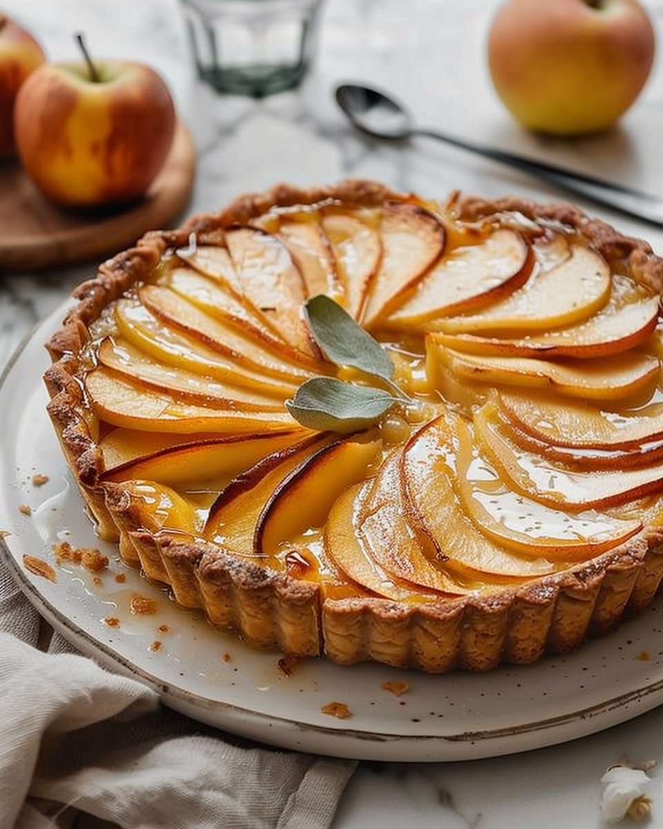 Tarte-Flan aux Pommes à l’Ancienne