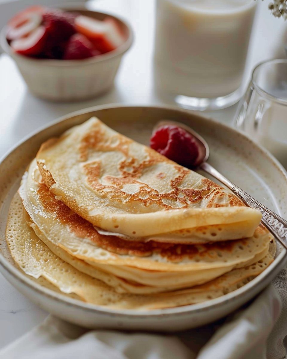 Crêpes sans lait