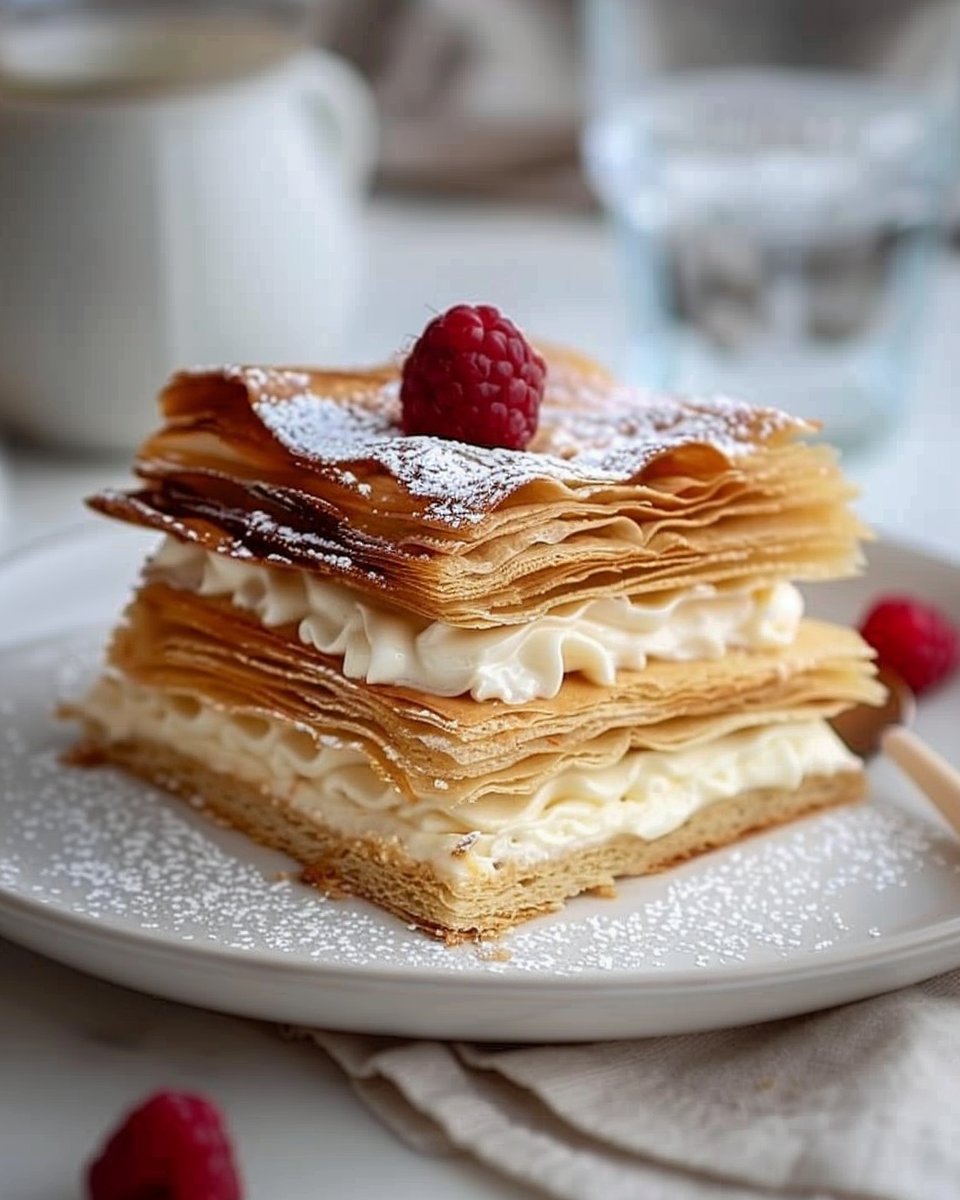 Millefeuille en forme de cœur 2 Millefeuille en forme de cœur