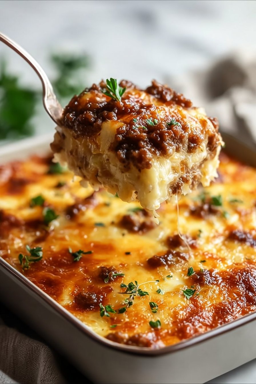 Gratin de viande hachée