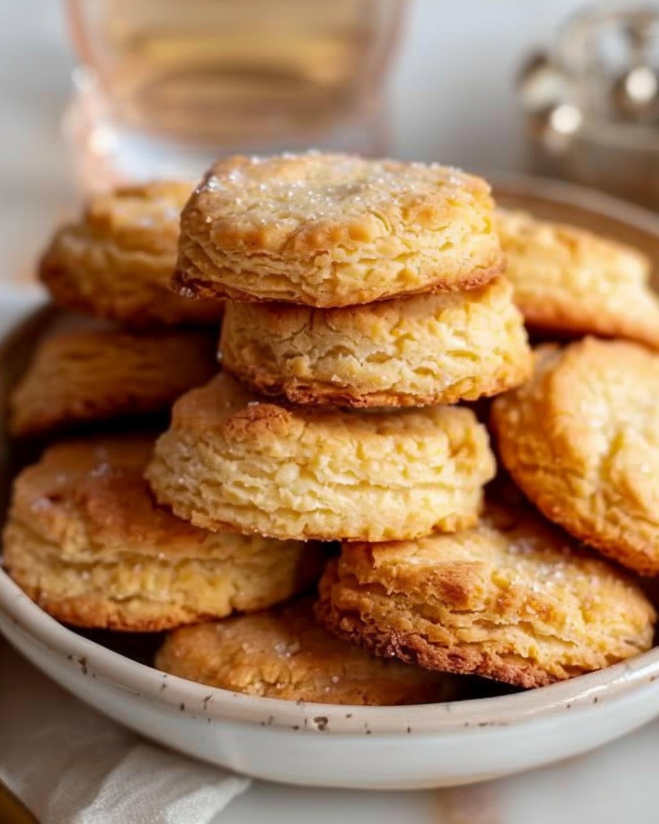 Crispy and Melting Homemade Biscuits