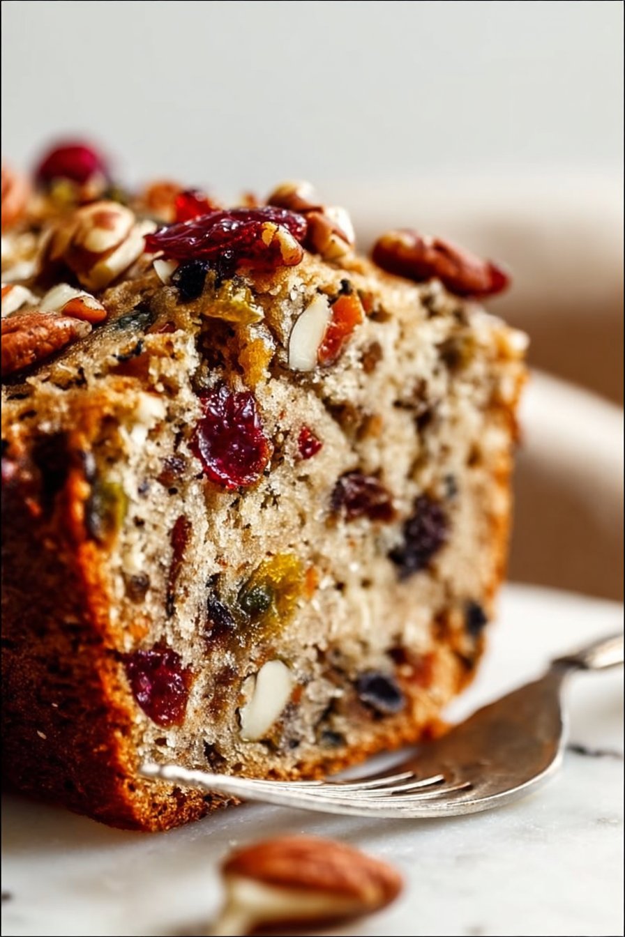 Pain de Noël aux fruits et aux noix