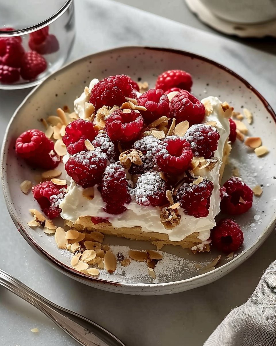 Délice Amandes, Mascarpone et Framboises : Une Gourmandise Irrésistible