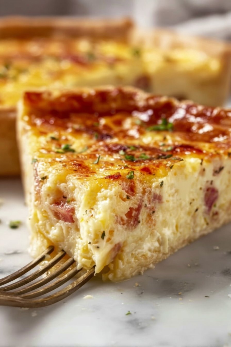 Quiche Lorraine sans œufs