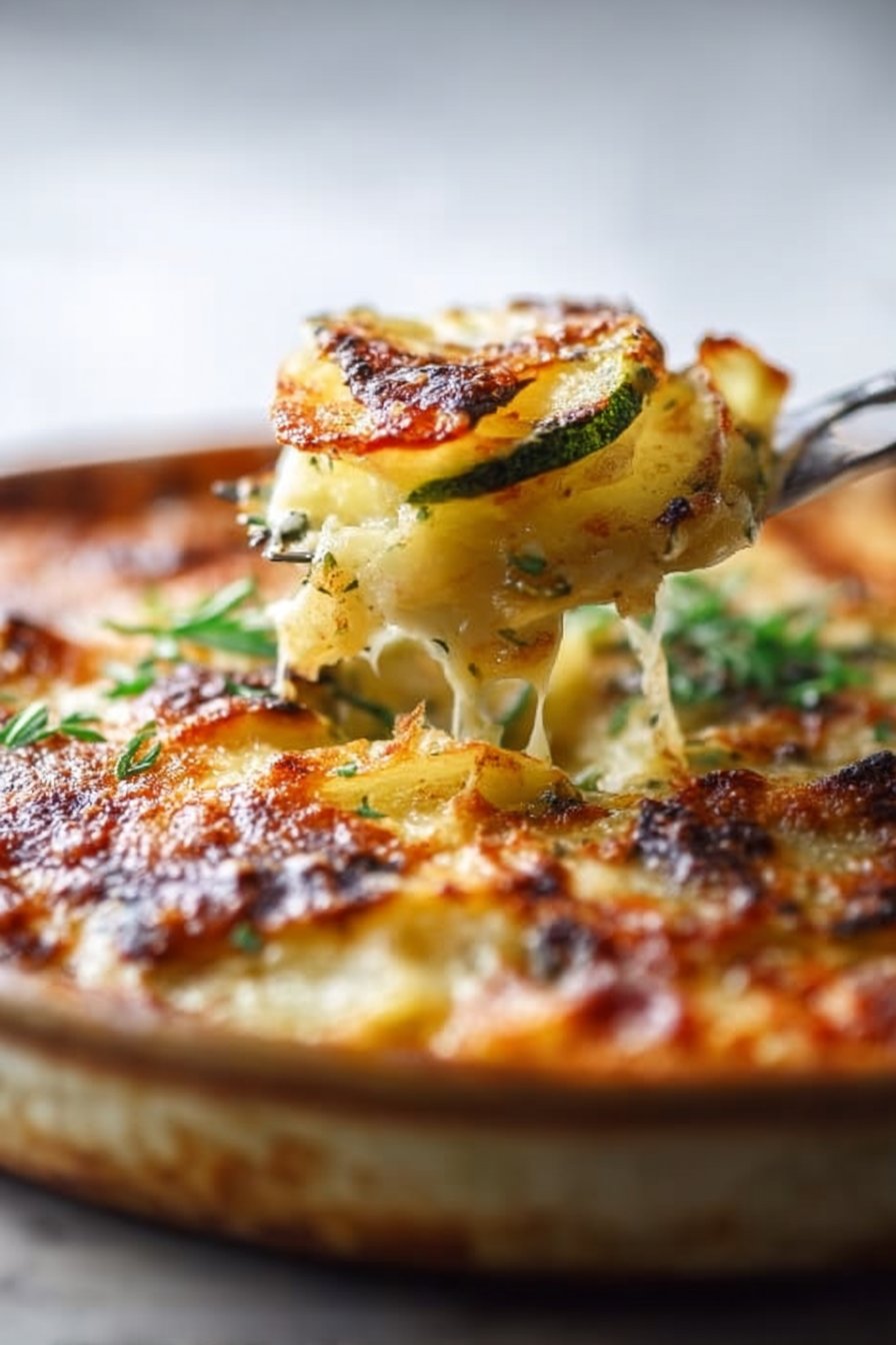 Gratin aux Trois Légumes