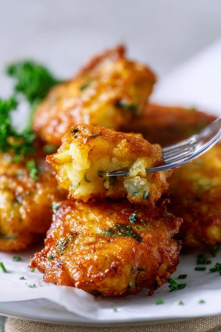 Beignets de légumes râpés croustillants