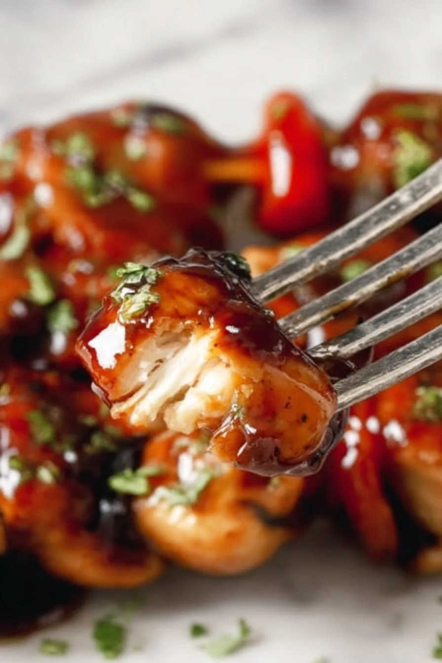 Brochettes de Poulet à la Sauce Hoisin