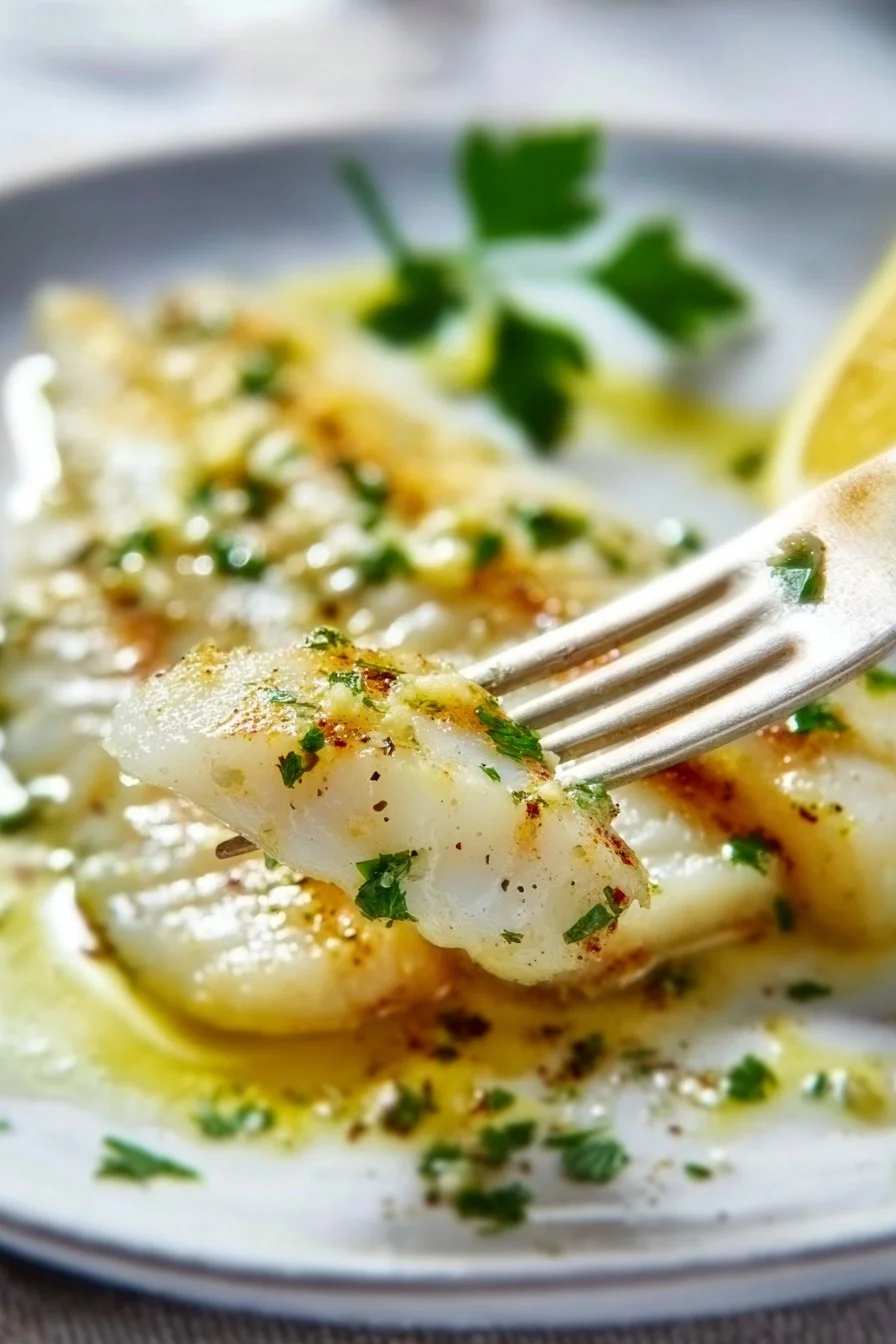 Filets de sole au beurre de citron