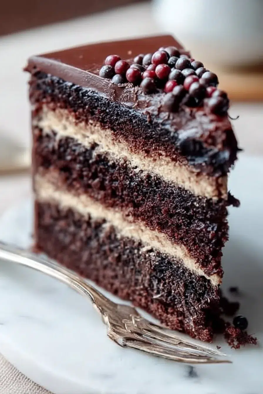 Gâteau à étages au chocolat
