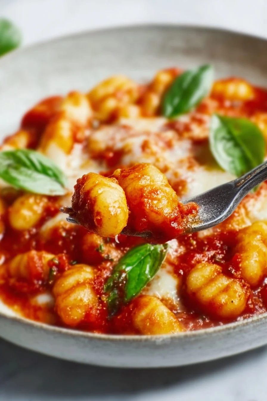 Gnocchis à la sauce tomate tout-en-un