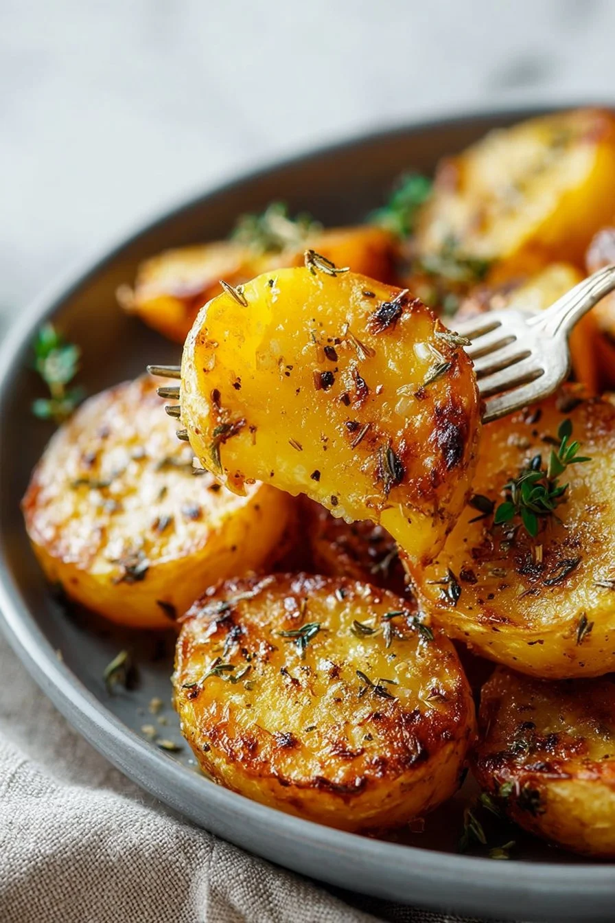 Pommes de terre rôties dorées et croustillantes 2 Golden and Crispy Roasted Potatoes