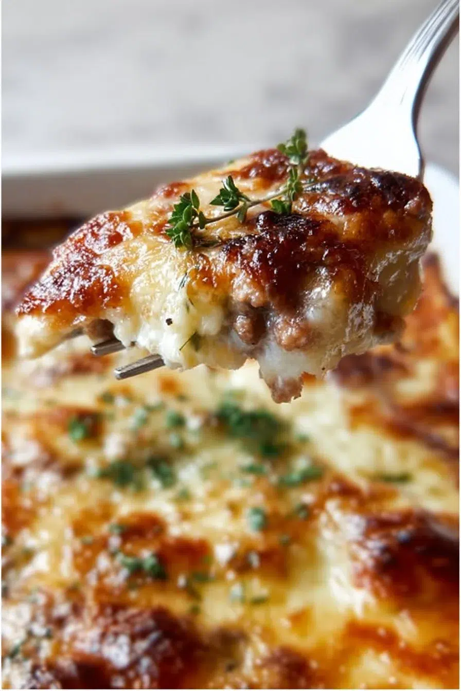 Gratin express à la viande hachée