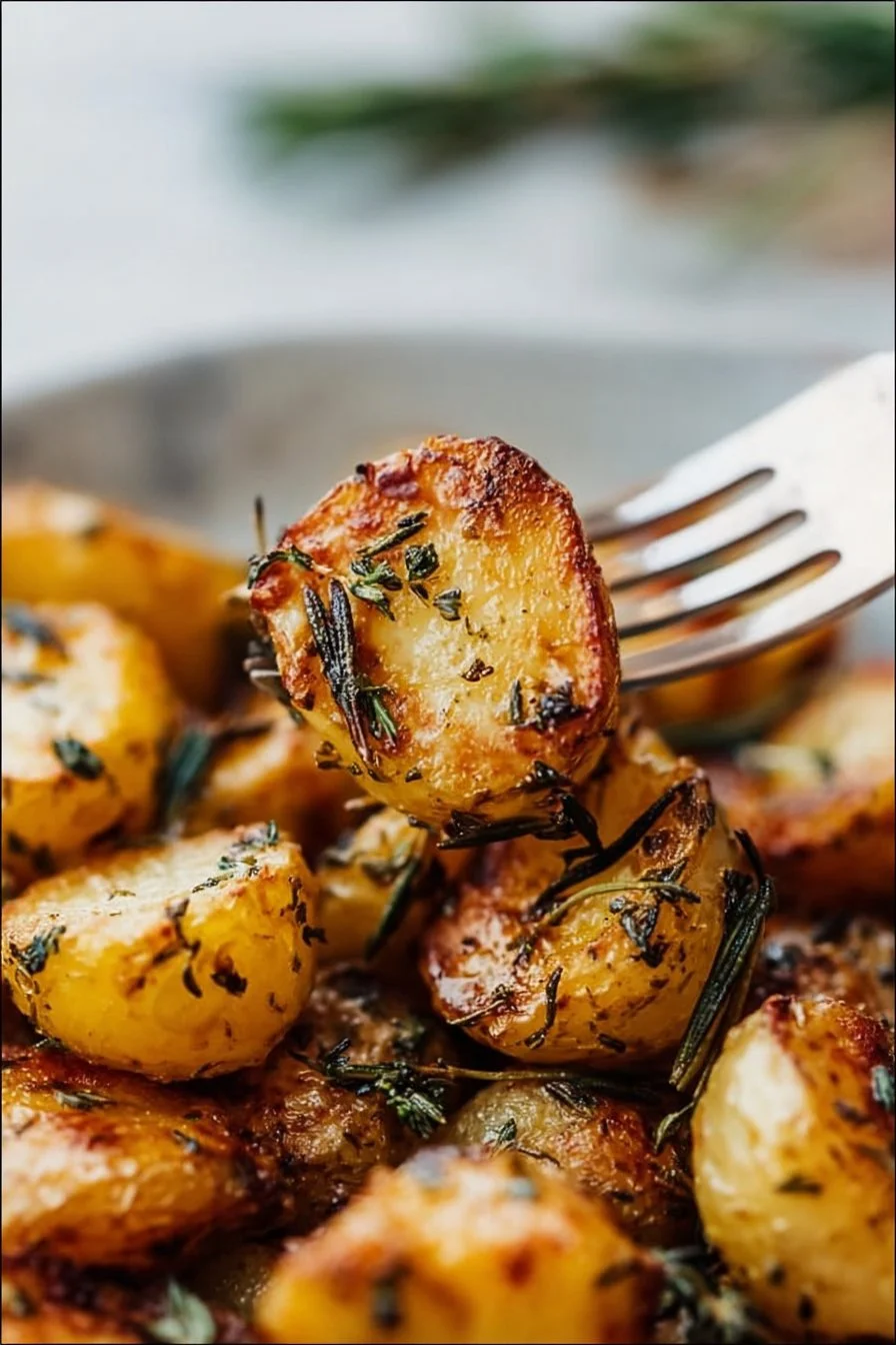Pommes de terre grenaille rôties aux herbes de Provence