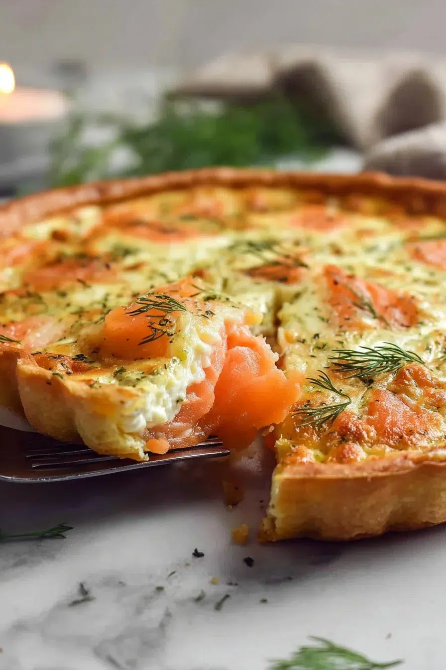 Quiche au Saumon Fumé et Aneth
