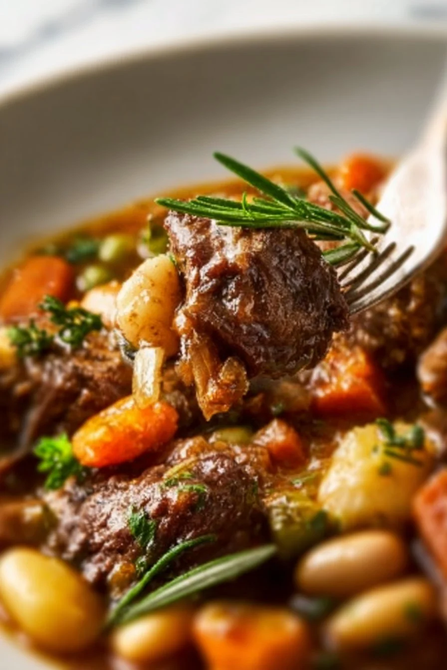 Ragoût d’agneau aux légumes et haricots blancs