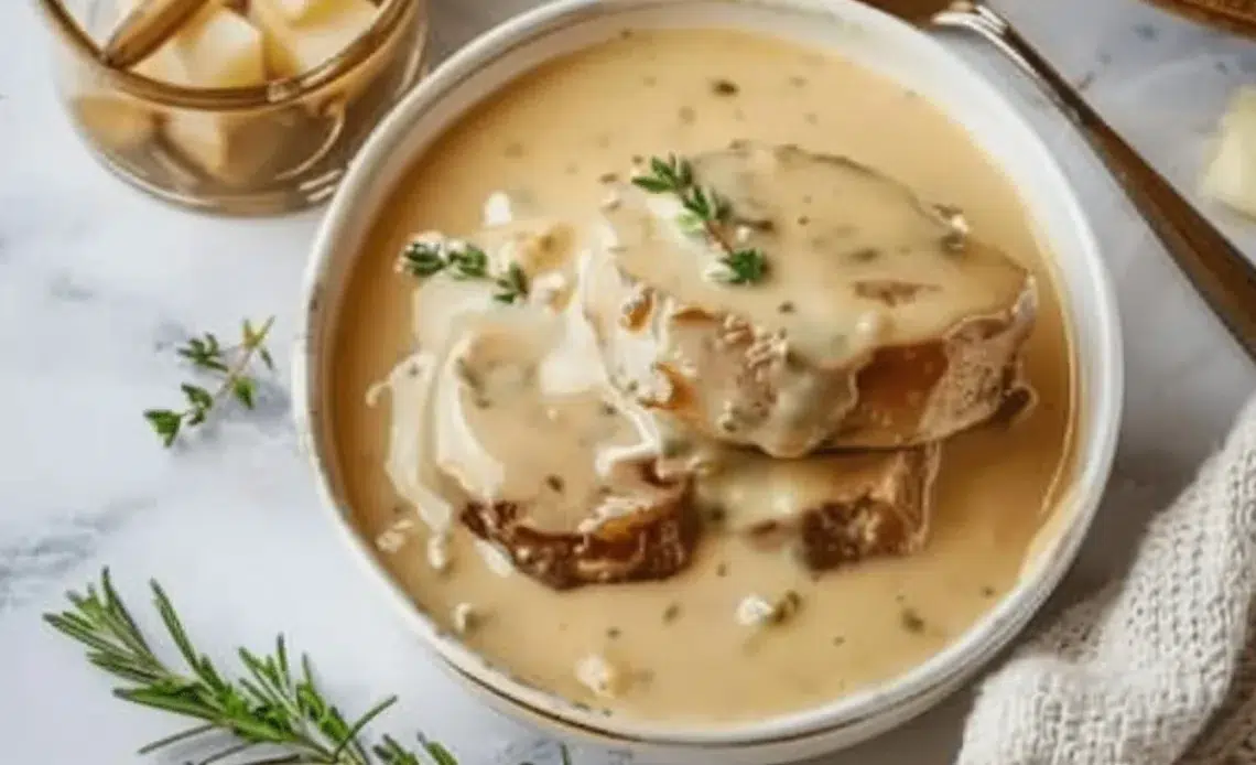 Sauce onctueuse au foie gras pour accompagner vos plats gourmets.