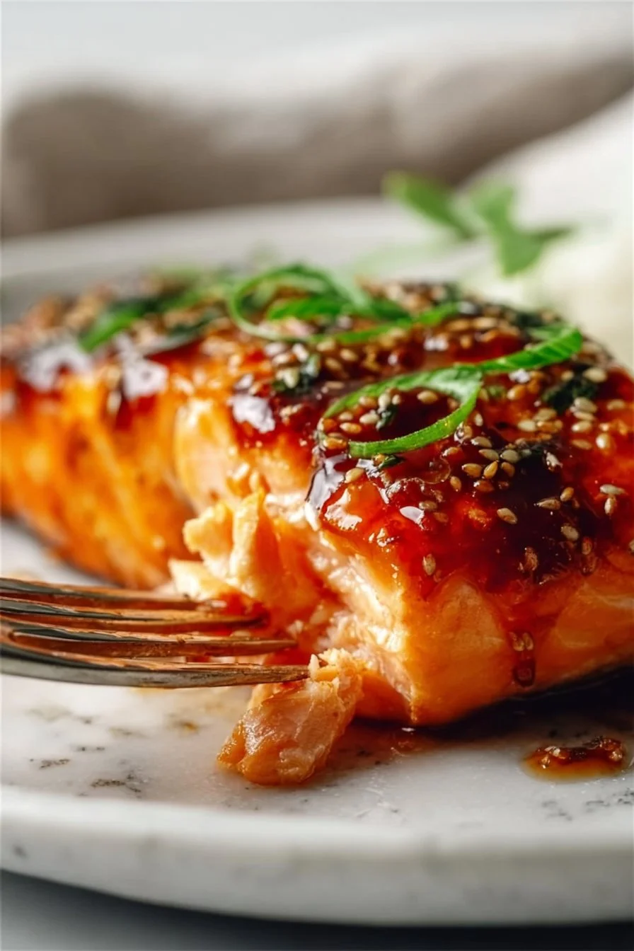 Saumon laqué à l’érable et au gingembre