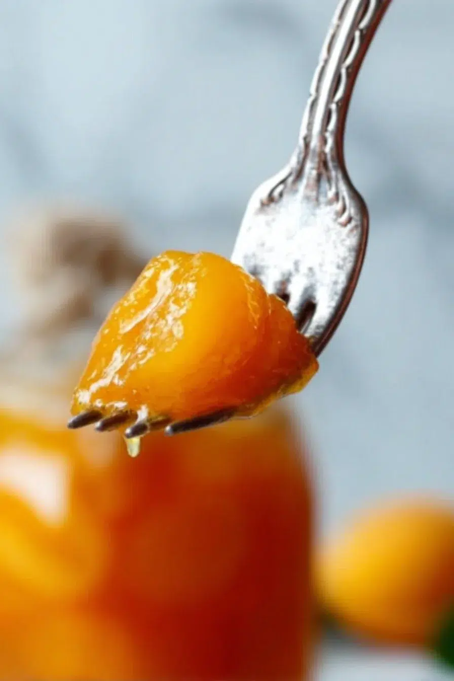 Sirop de pêches maison