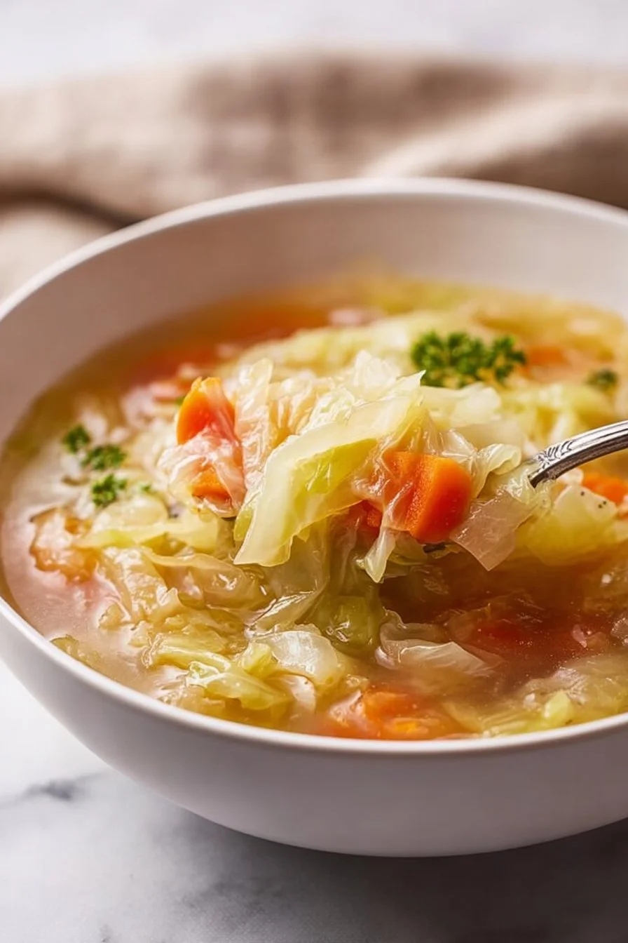 Soupe allégée aux choux