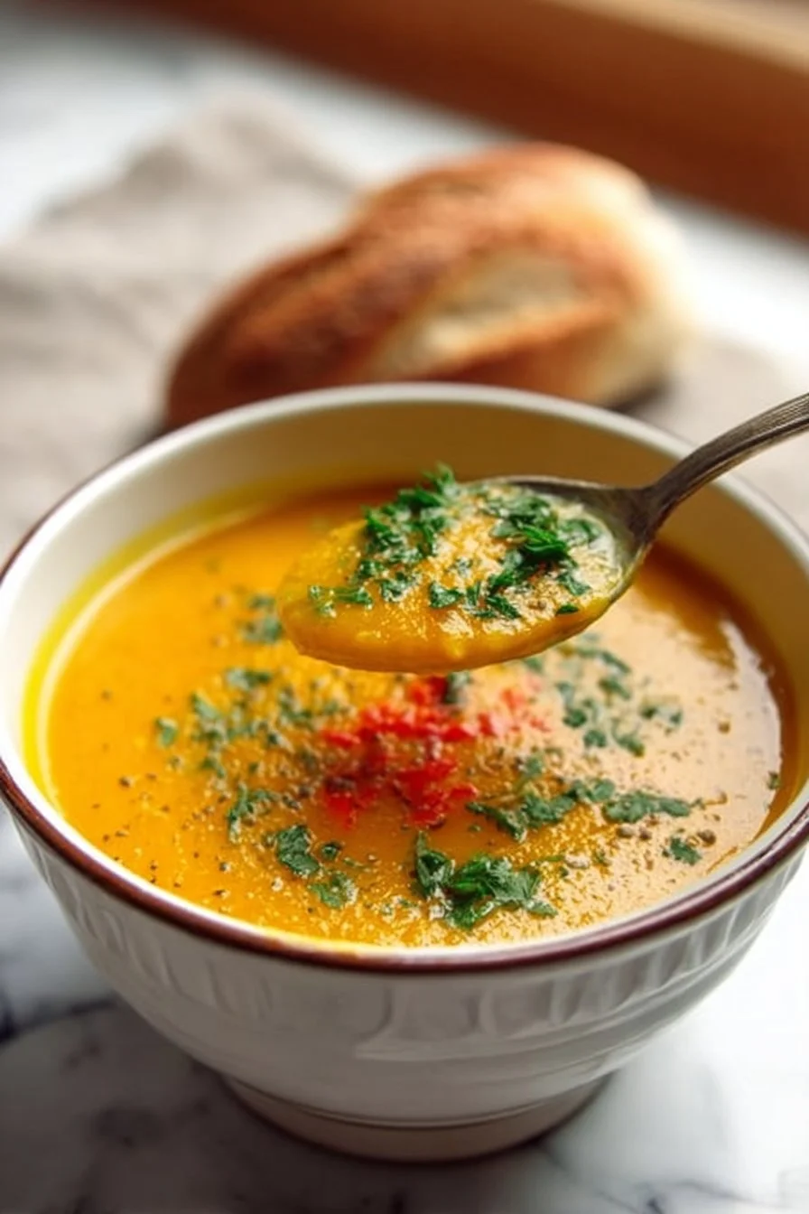 Soupe de légumineuses crémeuse