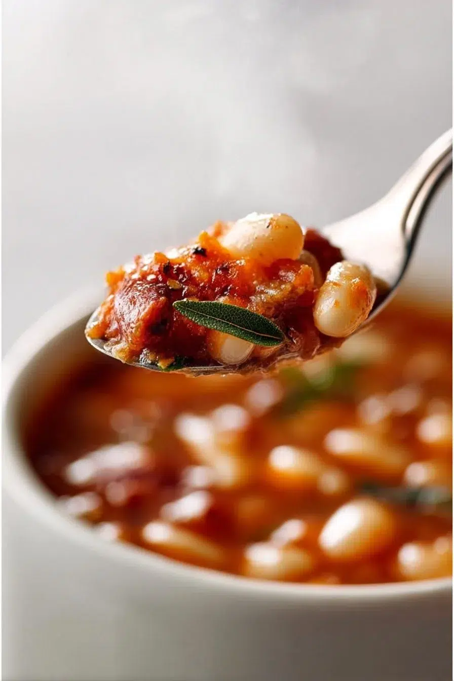 Soupe paysanne aux haricots secs