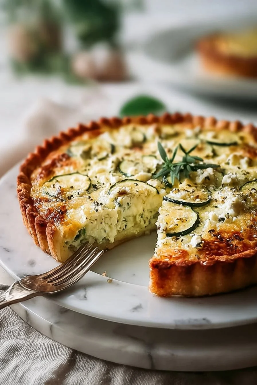 Tarte Courgette Feta