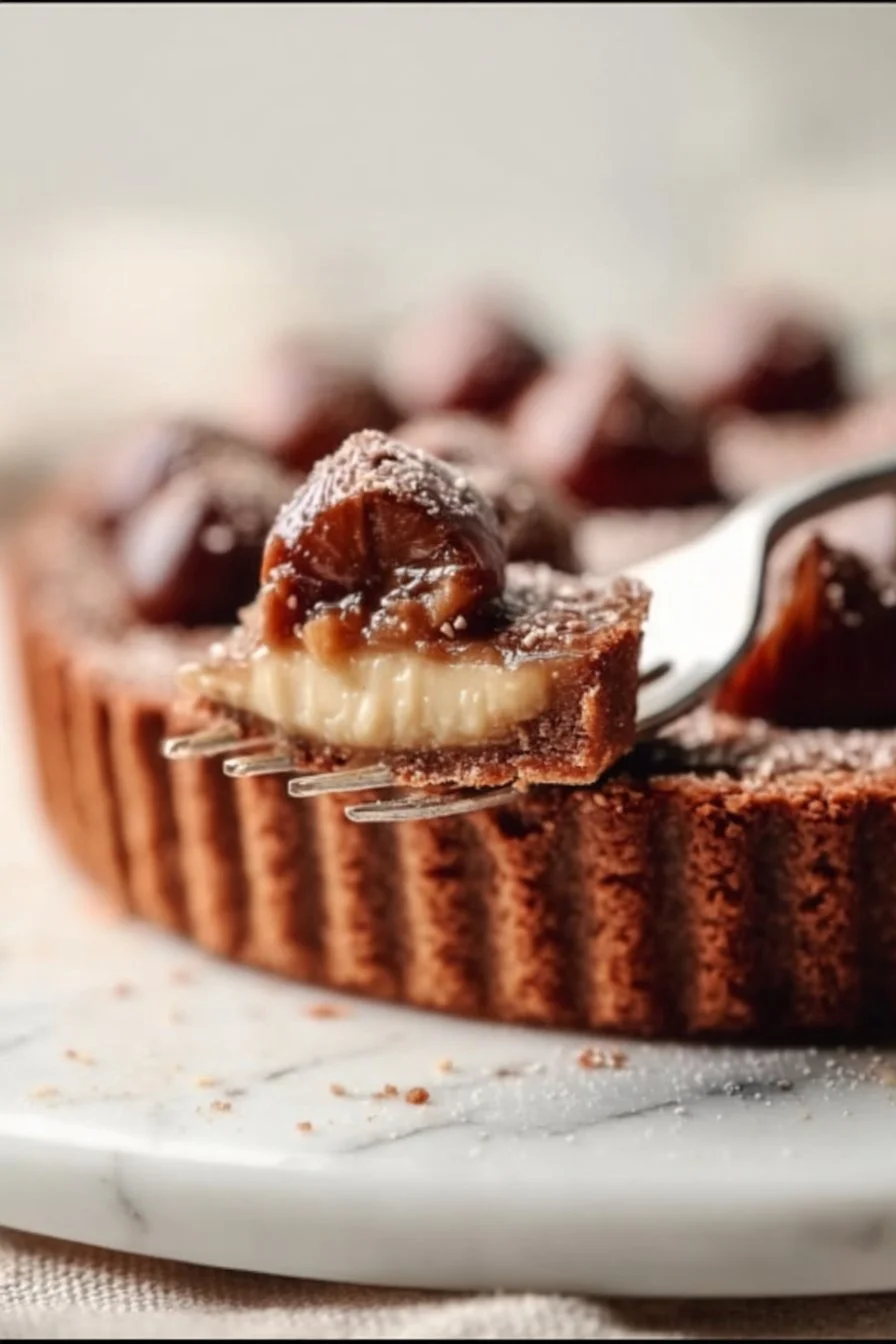 Tarte réconfortante aux marrons et à la vanille 2 Tarte réconfortante aux marrons et à la vanille