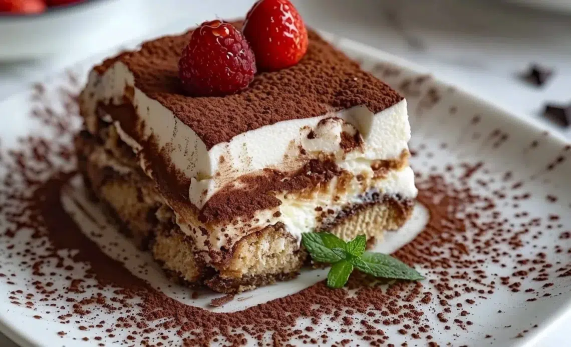 Tiramisu au Chocolat Rapide, un dessert crémeux et chocolaté fait maison