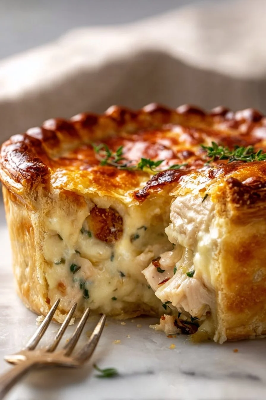Tourte au poulet à la Normande