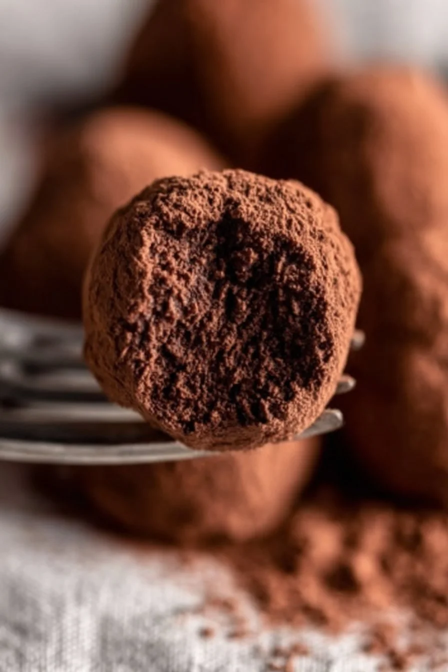 Truffes au chocolat au lait