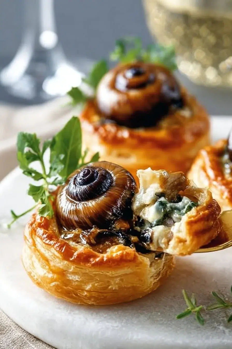 Vol-au-vent d’escargots au Riesling